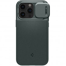 Чохол Spigen для Apple iPhone 15 Pro Optik Armor MagFit, Abyss Green