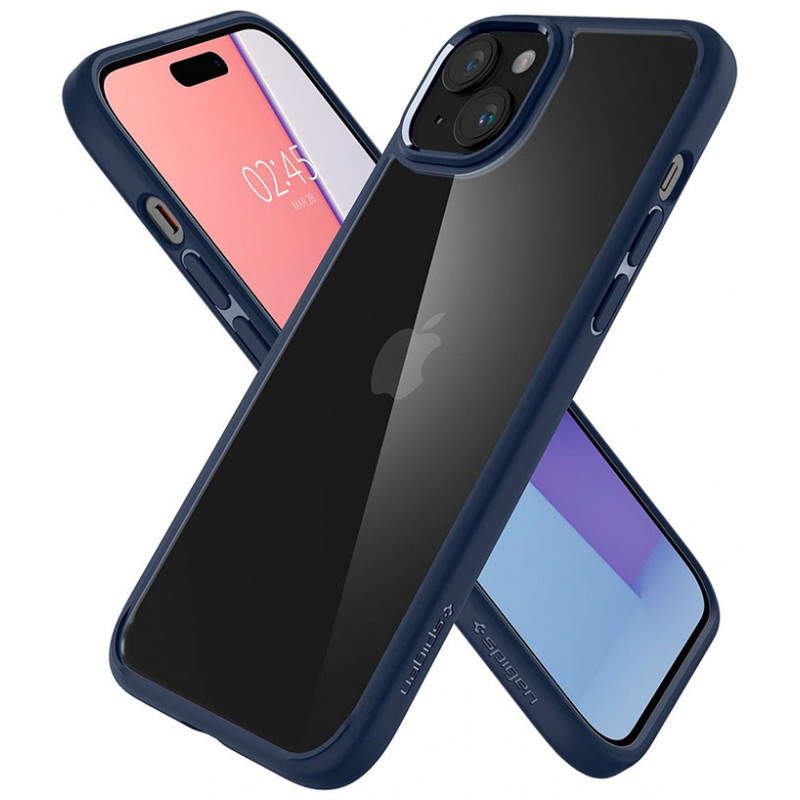 Чохол Spigen для Apple iPhone 15 Ultra Hybrid, Navy Blue