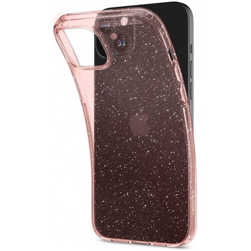 Чохол Spigen для iPhone 15 Plus Liquid Crystal Glitter, Rose Quartz