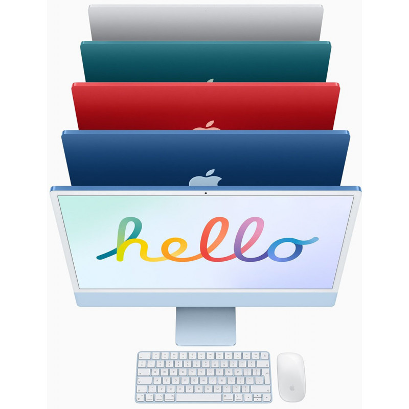 Моноблок Apple iMac 24"Retina 4.5K 256GB 7GPU Blue 2021