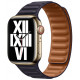 Ремінець Apple Watch 41mm Ink Leather Link – M/L