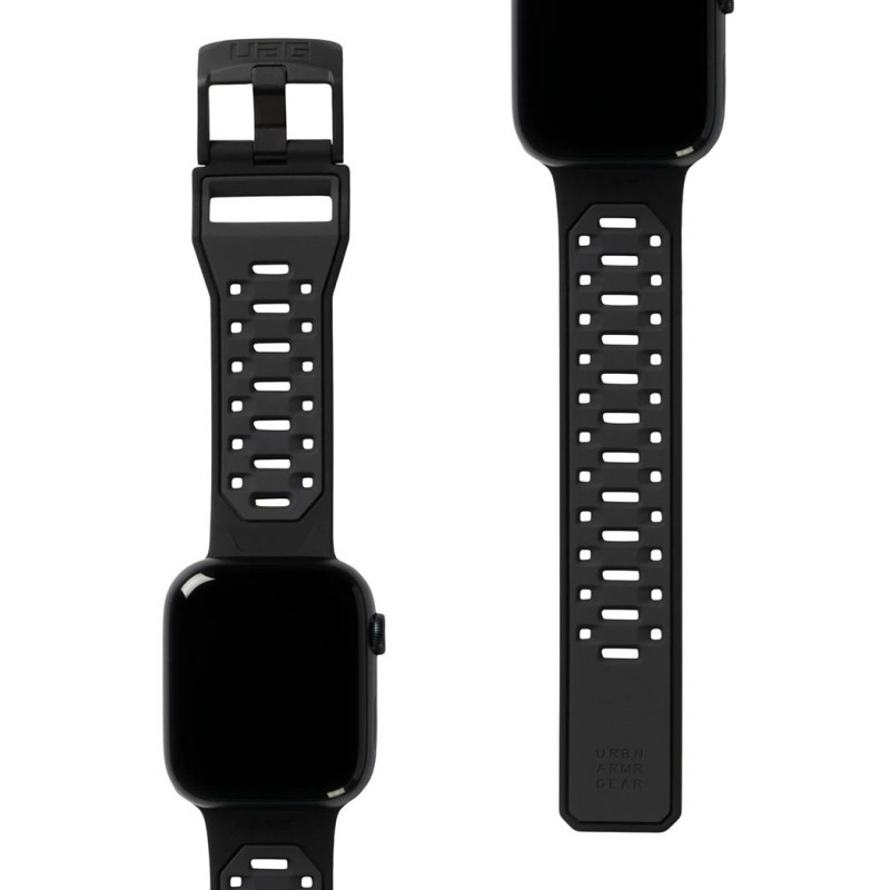 Ремінець UAG для Apple Watch Ultra 49/45/44/42mm Civilian Silicone, Graphite/Black