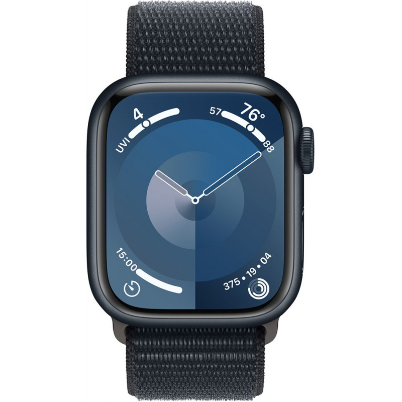 Смартгодинник Apple Watch Series 9 GPS 41mm Midnight Aluminium Case with Midnight Sport Loop