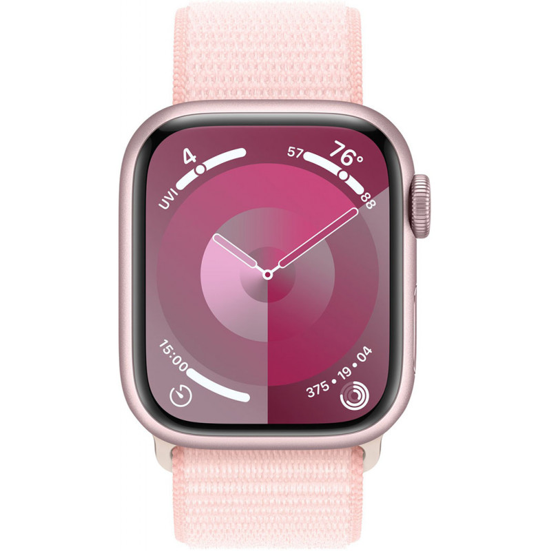 Смартгодинник Apple Watch Series 9 GPS 41mm Pink Aluminium Case with Light Pink Sport Loop
