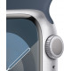 Смартгодинник Apple Watch Series 9 GPS 41mm Silver Aluminium Case with Storm Blue Sport Band – M/L