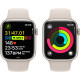 Смартгодинник Apple Watch Series 9 GPS 45mm Starlight Aluminium Case with Starlight Sport Band – S/M